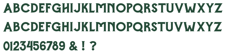 Liquidior uppercase, lowercase, numerals, and punctuation